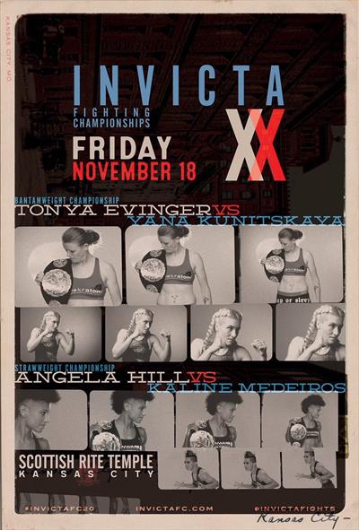 Invicta FC 20 - Evinger vs. Kunitskaya