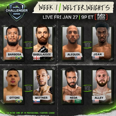 PFL Challenger Series 2023 Week 1 - Welterweights