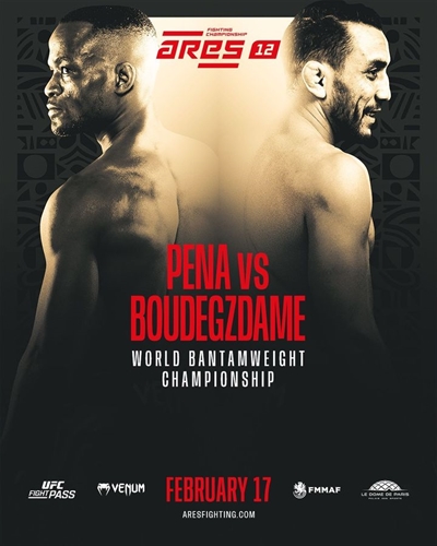 Ares FC 12 - Ares Fighting Championship 12: Pena vs. Boudegzdame