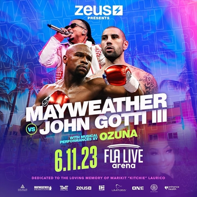 ZEUS STREAMING SERVICE - Floyd Mayweather vs. John Gotti III