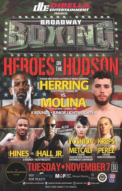 Boxing on DAZN - Jamel Herring vs. Nick Molina
