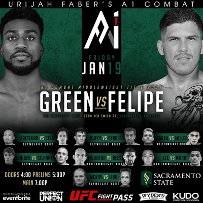 Urijah Faber A1 Combat 17 - Green vs. Felipe