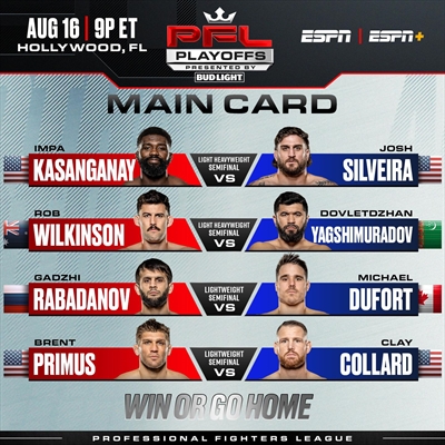 Professional Fighters League - PFL 8: 2024 Playoffs