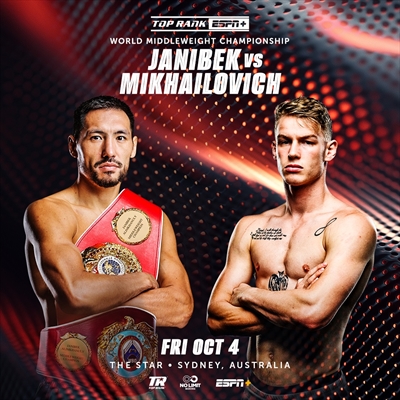 Boxing on ESPN+ - Janibek Alimkhanuly vs. Andrei Mikhailovich