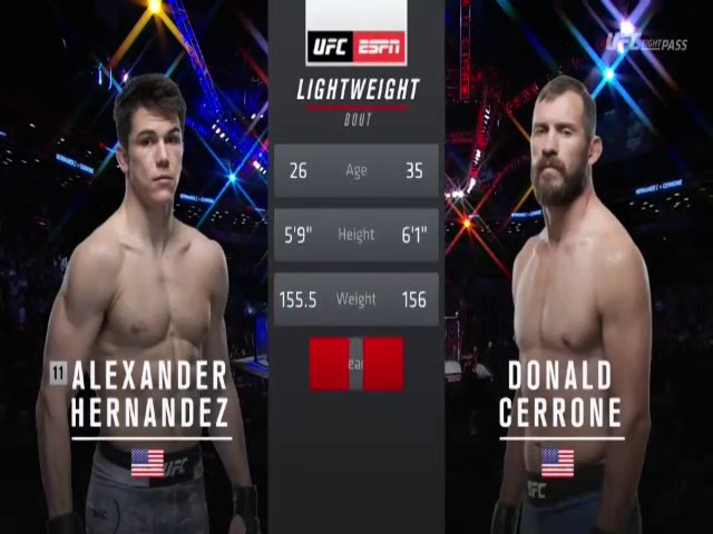 Alexander Hernandez vs. Donald Cerrone Full Fight UFC Fight Night 1...